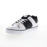 Фото #8 товара DC Pure 300660-BWG Mens White Leather Skate Inspired Sneakers Shoes