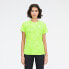 Фото #1 товара New Balance Women's Q Speed Jacquard Short Sleeve Green Size M