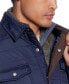 Men's Horizontal Quilted Shirt Jacket