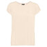 Фото #3 товара VERO MODA Lava Plain Lurex Strip short sleeve T-shirt