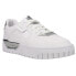Фото #2 товара Puma Cali Dream Metal Lace Up Womens White Sneakers Casual Shoes 384853-02