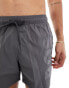 BOSS octopus swim short in medium grey