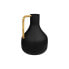 Vase Romimex Black Metal wicker 23 x 34 x 23 cm With handle