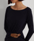 Фото #4 товара Платье Ralph Lauren Lauren с поясом-застежкой из растяжимого джерси