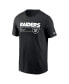 Фото #3 товара Men's Black Las Vegas Raiders Division Essential T-shirt