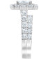 Certified Diamond (4 ct. t.w.) Emerald Halo Bridal Set in 18k White, Yellow or Rose Gold