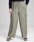 Trendy Plus Size Drawstring-Waist Cargo Pants