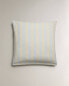 Stripe print pillowcase