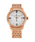 Alexander Watch A111B-08, Stainless Steel Rose Gold Tone Case on Stainless Steel Rose Gold Tone Bracelet