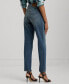 ფოტო #2 პროდუქტის Women's Patchwork Boyfriend Jeans, Regular & Petite