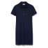 LACOSTE Stretch Cotton Pique Short Dress