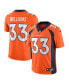 Фото #2 товара Men's Javonte Williams Orange Denver Broncos Vapor Untouchable Limited Jersey