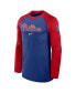 ფოტო #3 პროდუქტის Men's Royal Philadelphia Phillies Authentic Collection Game Time Raglan Performance Long Sleeve T-Shirt