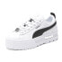 Фото #2 товара Puma Mayze Flawless Lace Up Platform Womens White Sneakers Casual Shoes 3916360