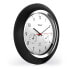 Mebus 19453 - Digital wall clock - Round - Black - White - Plastic - Plastic - Modern