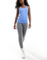 Фото #4 товара Nike Training One Dri-Fit slim tank in blue