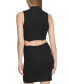 ფოტო #2 პროდუქტის Women's Open-Back Half-Zip Ribbed Dress