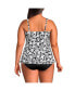 Plus Size DDD-Cup Flutter Tankini Top