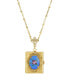 ფოტო #1 პროდუქტის Rectangular 4 Way Locket Necklace