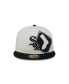 Фото #4 товара Men's Cream/Black Chicago White Sox Lonestar 59FIFTY Fitted Hat