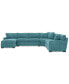 Фото #3 товара Radley 5-Piece Fabric Chaise Sectional Sofa, Created for Macy's