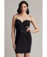 ფოტო #4 პროდუქტის Women's Tia Draped Strapless Mini Dress