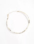 Фото #3 товара ASOS DESIGN torque choker with wave design in gold tone