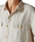 Фото #3 товара Men's Striped Short Sleeves Work Wear Shirt