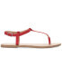 Фото #5 товара Women's Krisleyy T Strap Thong Flat Sandals, Created for Macy's