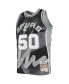 Men's David Robinson Black San Antonio Spurs Hardwood Classics 1998-99 Hyper Hoops Swingman Jersey