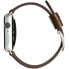 Фото #3 товара dbramante1928 Bornholm - Watch Strap 44mm - Dark Brown/Silver - Strap - Smartwatch - Brown - Apple - Apple Watch SE and Series 1-8 - Leather