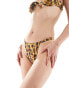 Фото #3 товара Reclaimed Vintage adjustable bikini bottom in leopard print