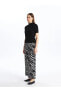 Фото #2 товара Брюки LC WAIKIKI Комфортабельные женские брюки с эластичным поясом и узором.