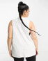 ASOS 4505 Curve Icon vest with drop arm hole in cotton with quick dry - WHITE