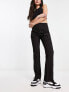 JJXX straight leg cargo trousers in black