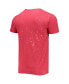 ფოტო #4 პროდუქტის Men's Crimson Tuskegee Golden Tigers Bleach Splatter T-shirt