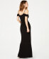 Фото #2 товара Juniors' Off-The-Shoulder Gown