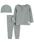 Фото #7 товара Baby 3-Piece Thermal Outfit Set Preemie (Up to 6lbs)