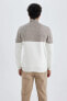 Свитер Defacto Slim Fit Crew Neck