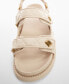Фото #2 товара Women's Platform Quilted Sandals