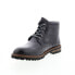 Фото #8 товара Roan by Bed Stu Barr FR80422 Mens Black Leather Lace Up Casual Dress Boots