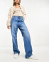 Фото #2 товара River Island 90s straight jean in midwash blue