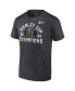 Фото #2 товара Men's Heather Charcoal Vegas Golden Knights 2023 Stanley Cup Champions Schedule T-shirt