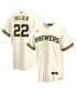Фото #4 товара Men's Christian Yelich Milwaukee Brewers Official Player Replica Jersey