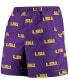 ფოტო #1 პროდუქტის Men's Purple LSU Tigers Backcast II 8" Omni-Shade Hybrid Shorts