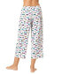 ფოტო #2 პროდუქტის Women's Sunny Time Shades Capri Pajama Pants