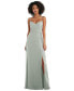 Фото #1 товара Women's Tie-Back Cutout Maxi Dress with Front Slit
