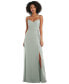 Women's Tie-Back Cutout Maxi Dress with Front Slit