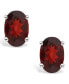 Фото #3 товара Серьги Macy's Garnet Stud