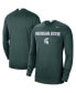 Фото #2 товара Men's Green Michigan State Spartans 2021/22 Basketball Team Spotlight Performance Long Sleeve T-shirt